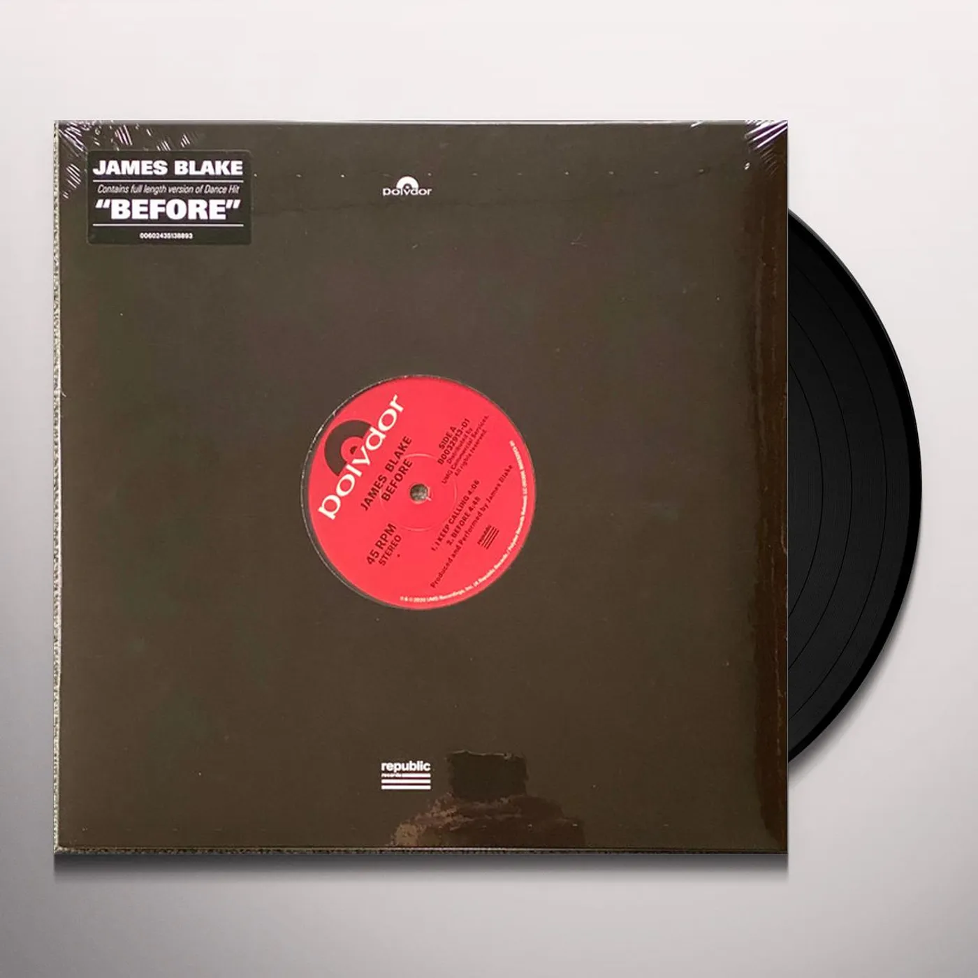 James Blake BEFORE Vinyl Record