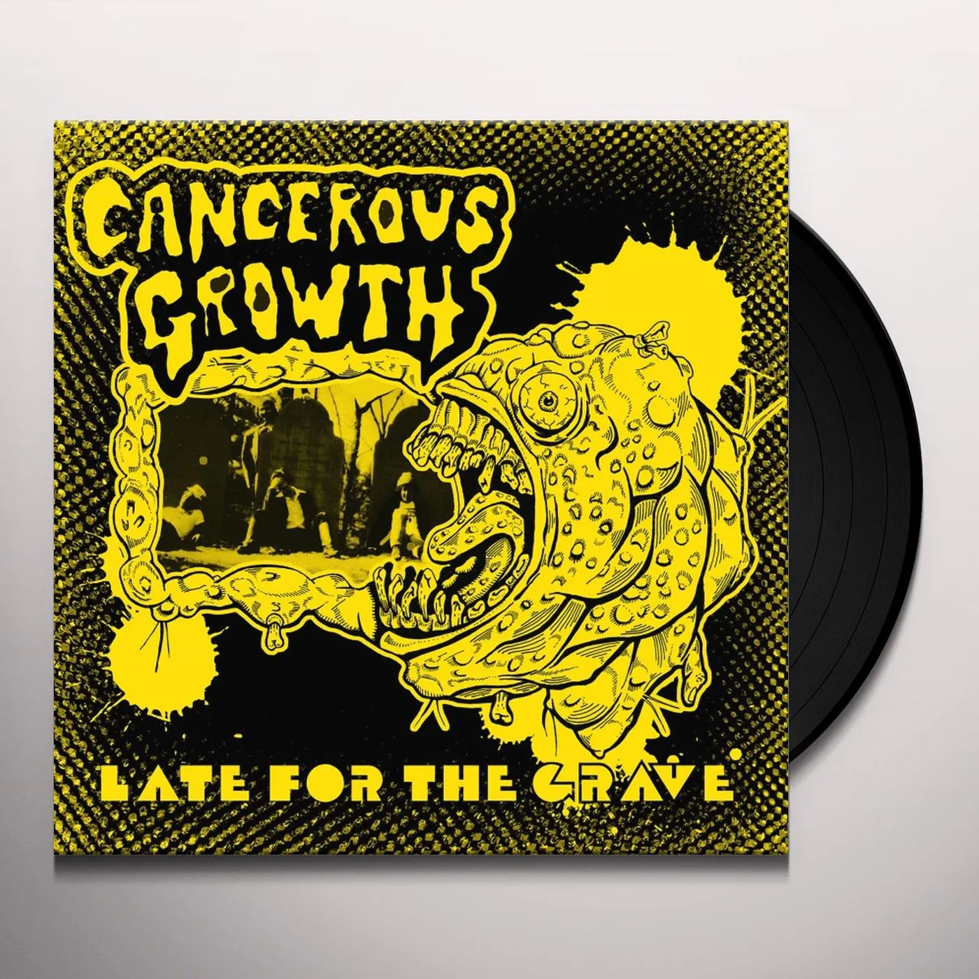 Cancerous Growth Late For The Grave Vinyl Record