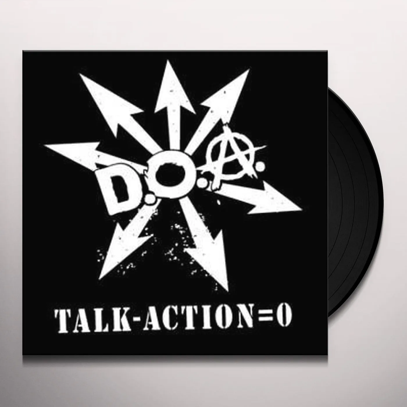 D.O.A. TALK MINUS ACTION = ZERO Vinyl Record