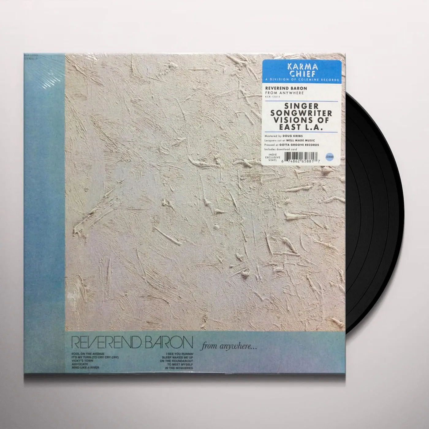 Reverend Baron FROM ANYWHERE (PODWER BLUE VINYL) (I) Vinyl Record