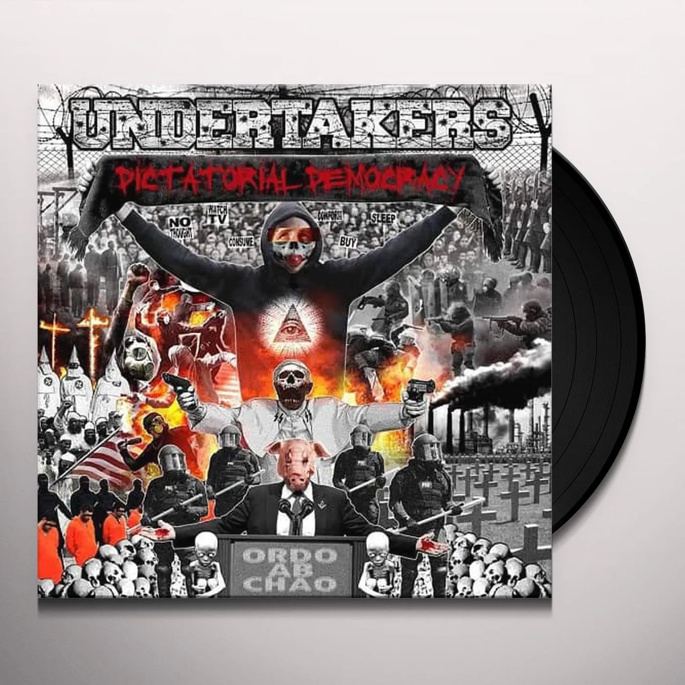 Undertakers DICTATORIAL DEMOCRACY (GREY VINYL) Vinyl Record