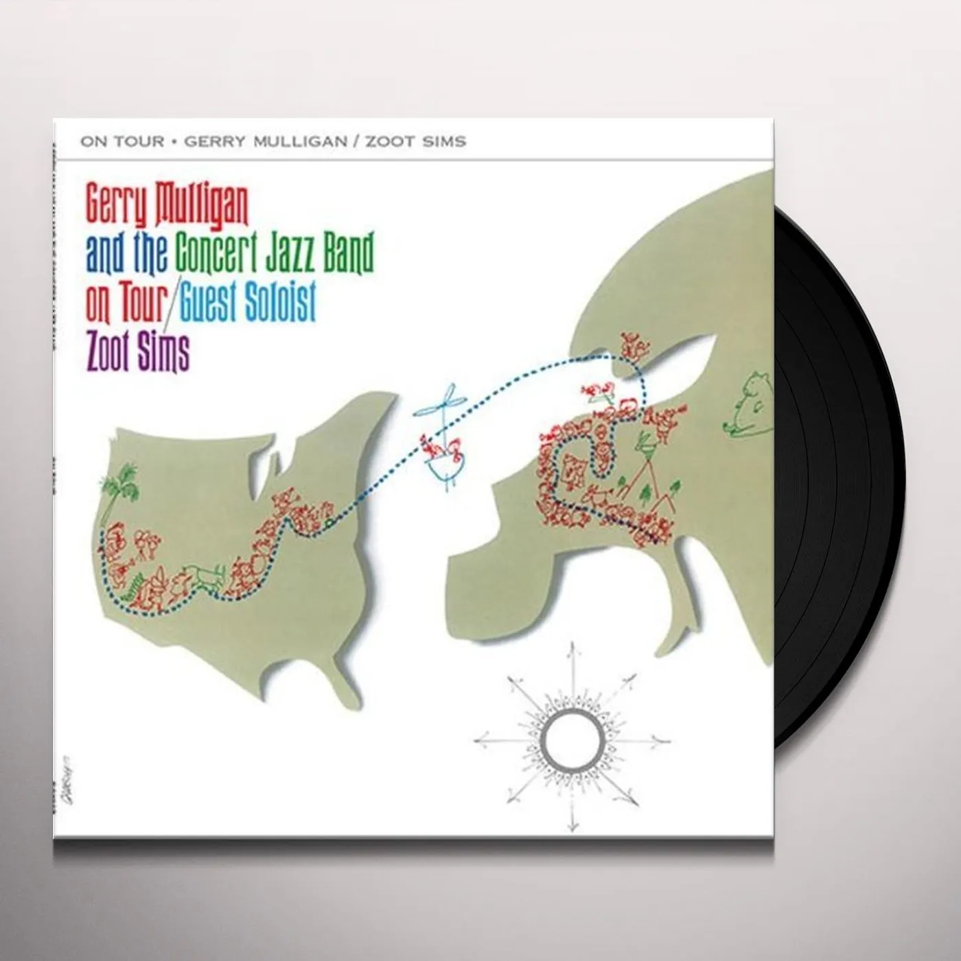 Gerry Mulligan & The Concert Jazz Band ON TOUR Vinyl Record