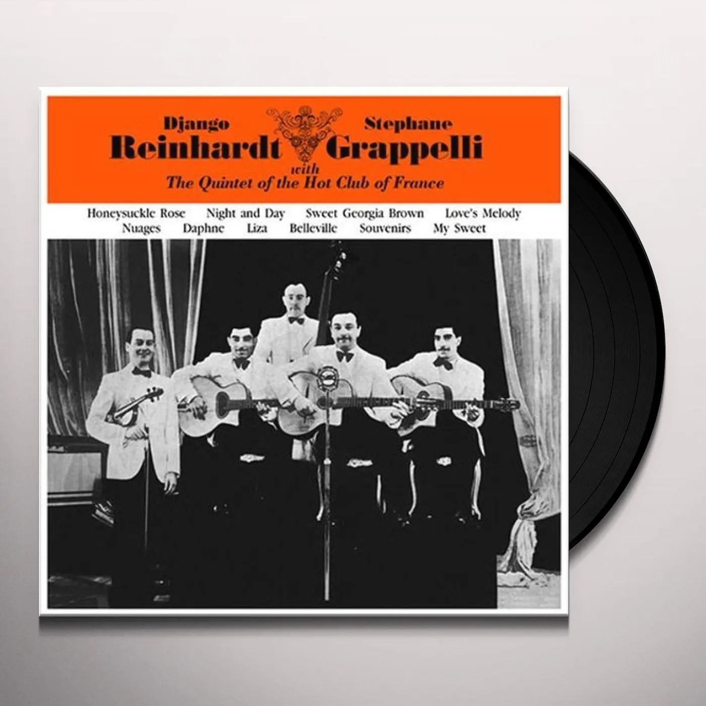 Django Reinhardt And Stephane Grappelli (Vocals Beryl Davis) WITH THE QUINTET OF THE HOT CLUB OF FRANCE Vinyl Record