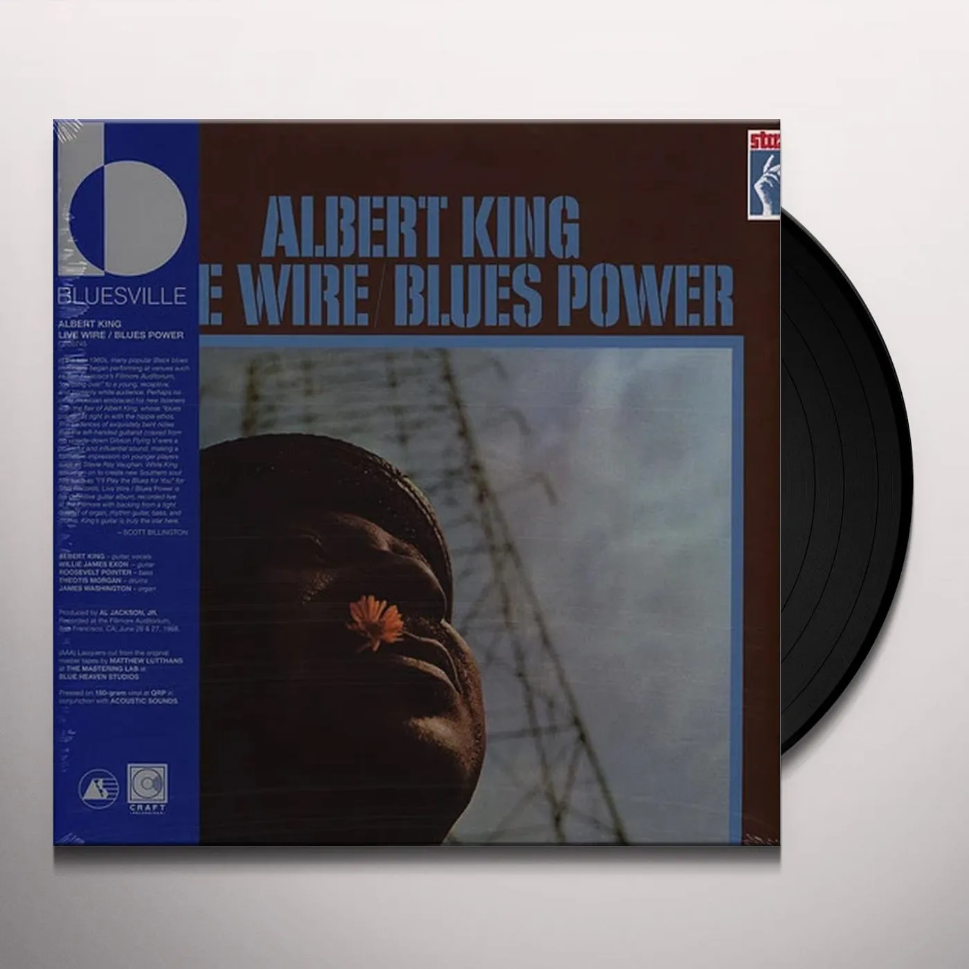 Albert King LIVE WIRE/BLUES POWER (BLUESVILLE ACOUSTIC SOUNDS SERIES) Vinyl Record