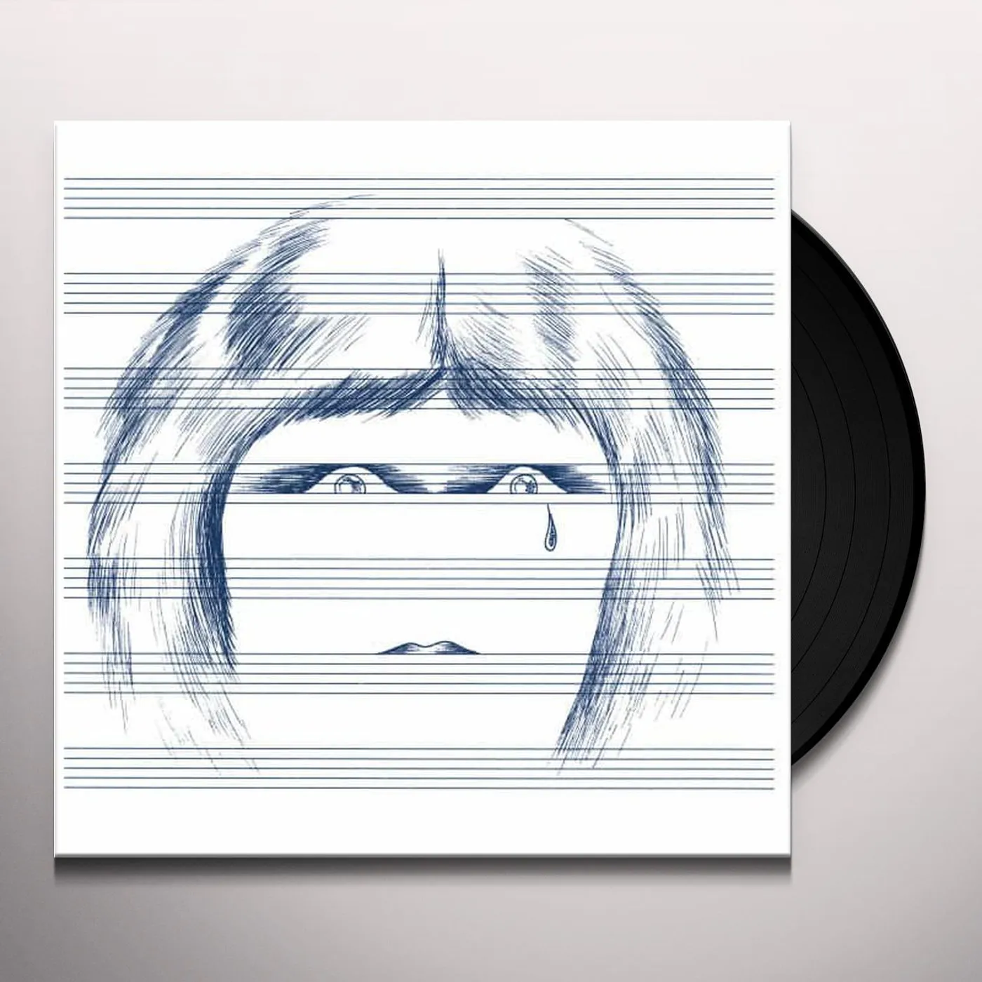 Miaux Black Space White Cloud Vinyl Record