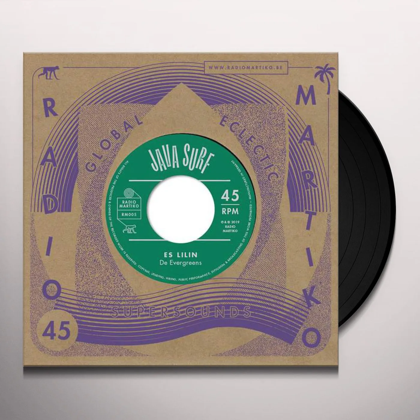 De Evergreens / Les Jaguars de Casablanca ES LILIN / GONZALES Vinyl Record