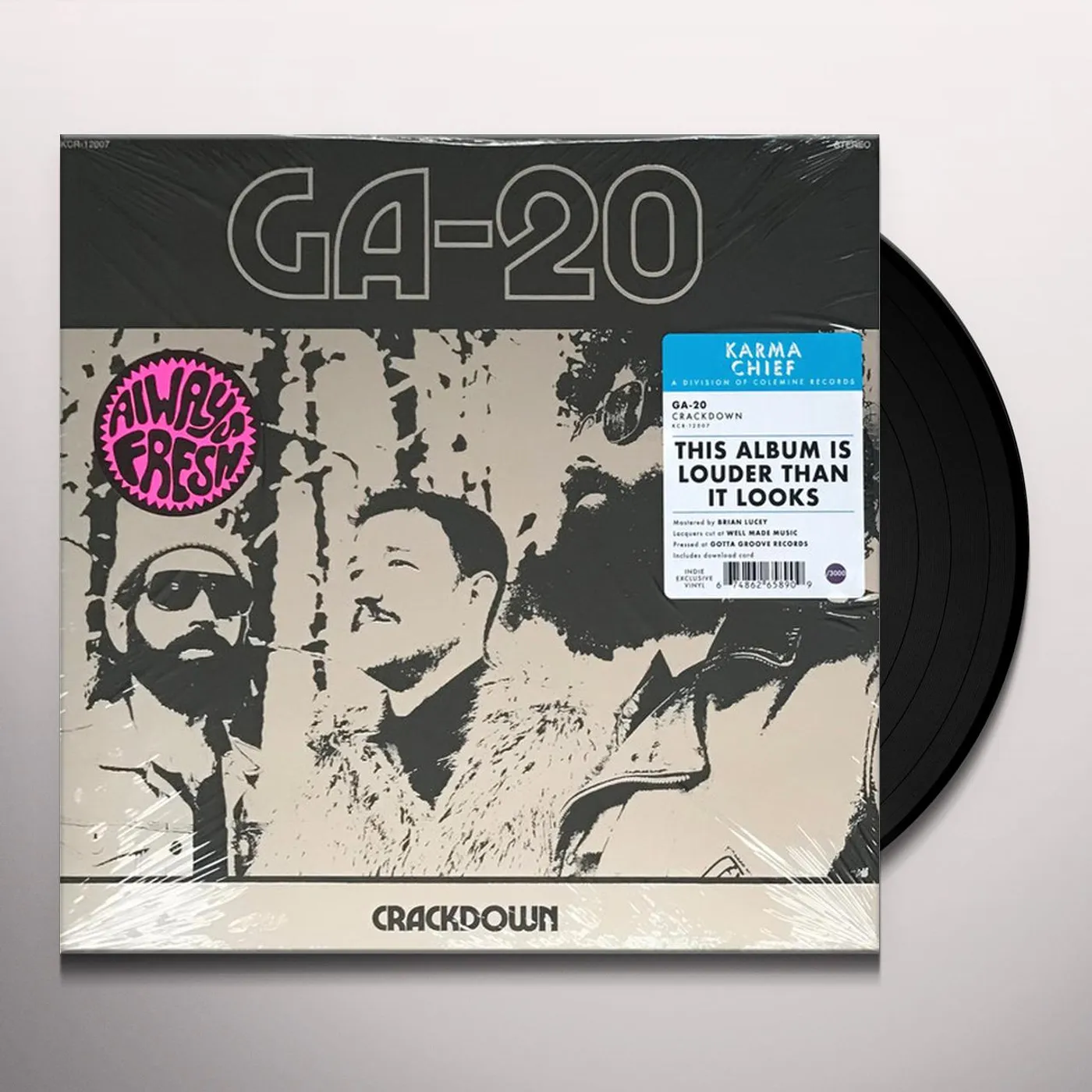 GA-20 CRACKDOWN (PURPLE VINYL) (I) Vinyl Record