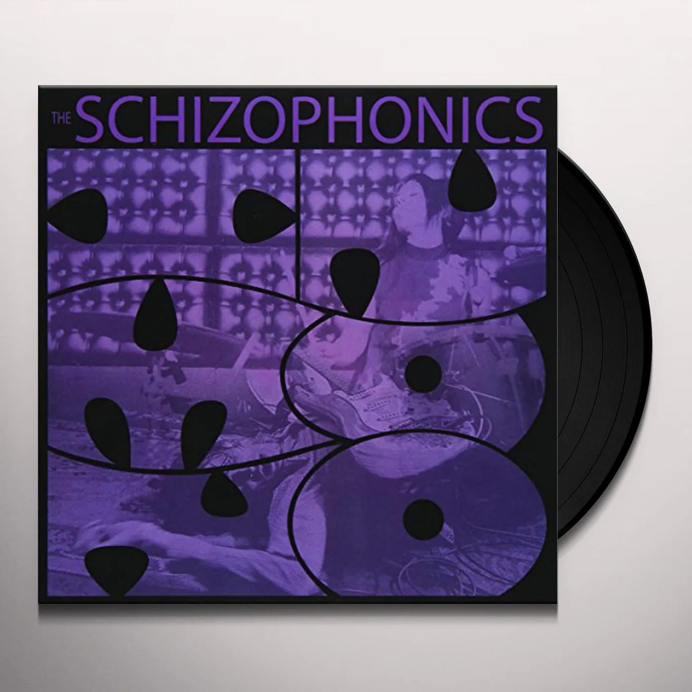 The Schizophonics IN MONO / CLOCK STRIKES Vinyl Record