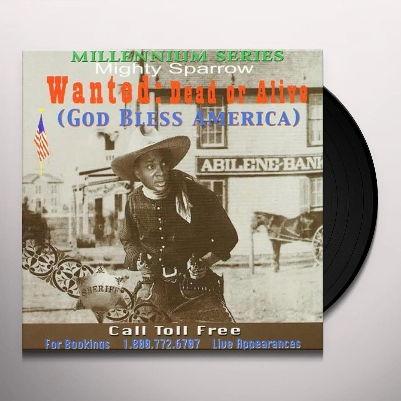 Mighty Sparrow WANTED DEAD OR ALIVE Vinyl Record