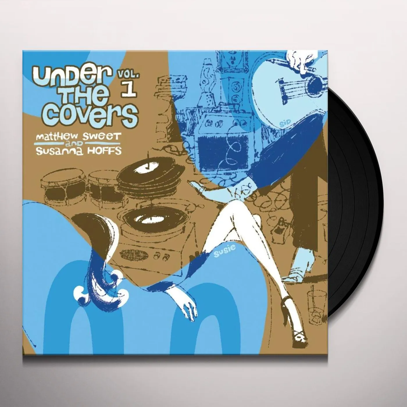 Susanna Hoffs & Matthew Sweet Under The Covers Vol. 1  Silver  180 G Vinyl Record