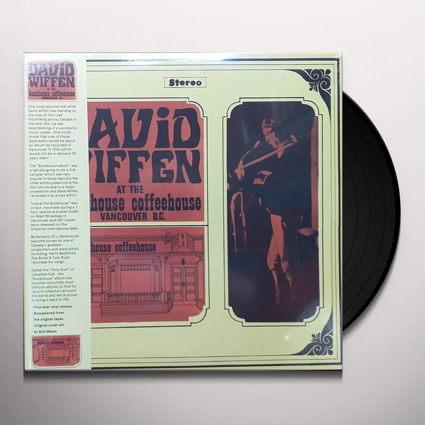 David Wiffen LIVE AT THE BUNKHOUSE Vinyl Record