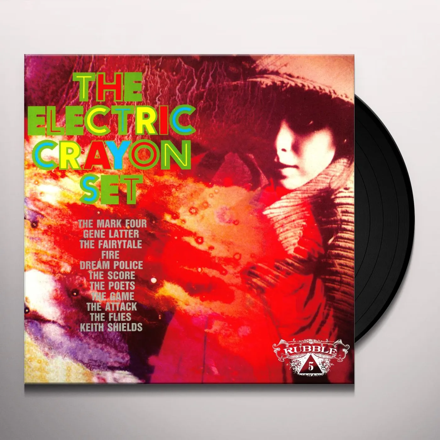 ELECTRIC CRAYON SET: RUBBLE 5 / VARIOUS Vinyl Record - Limited Edition
