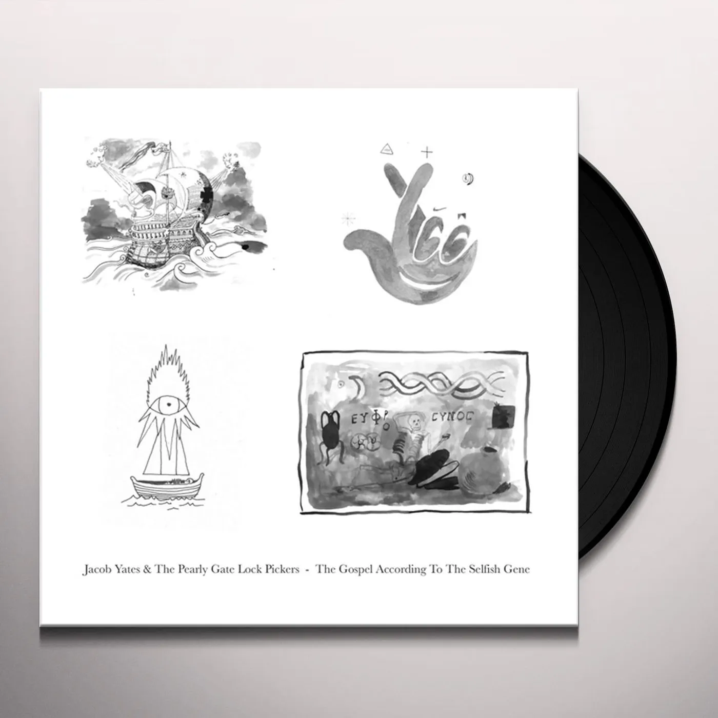 Jacob Yates and the Pearly Gate Lock Pickers GOSPEL ACCORDING TO THE SELFISH GENE Vinyl Record