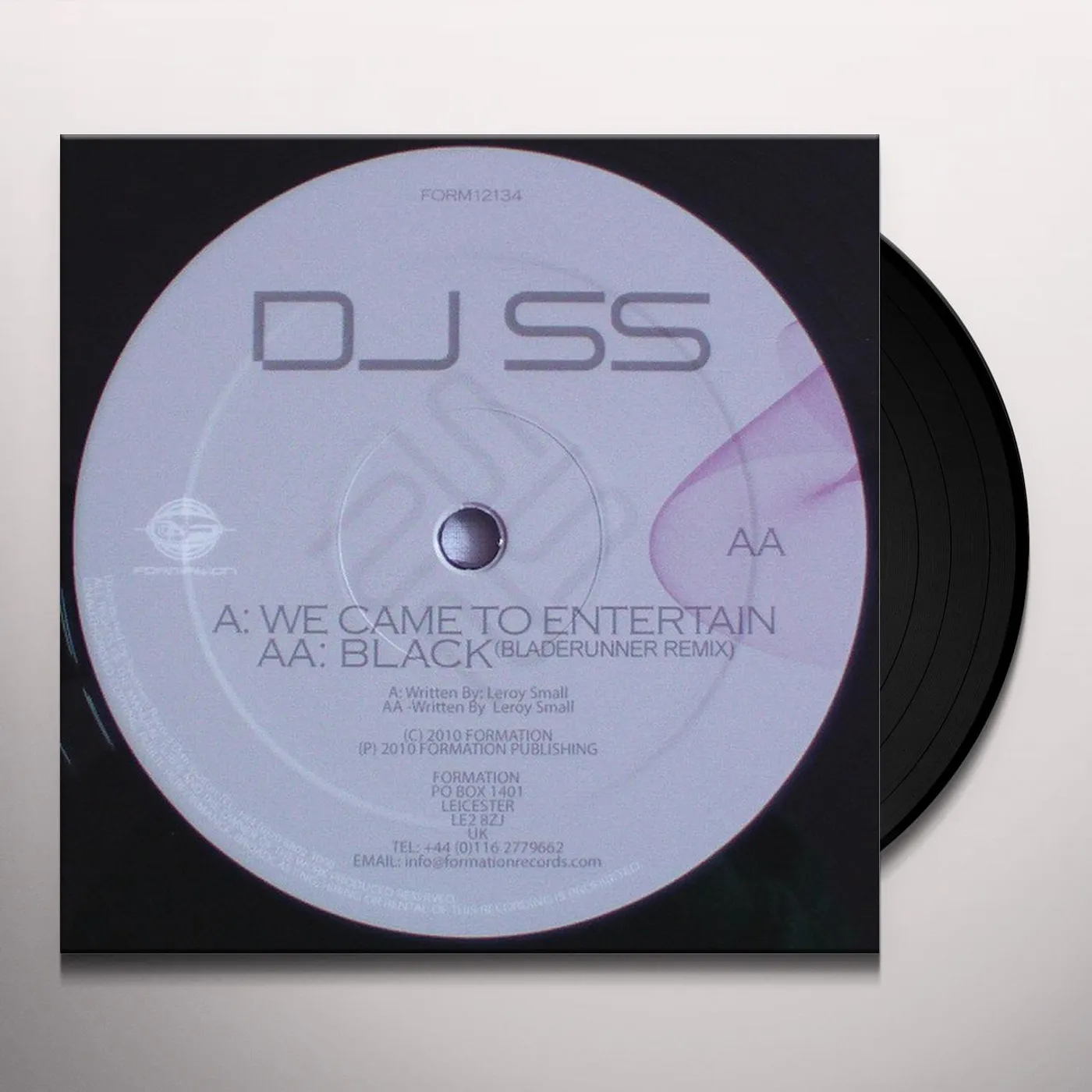 DJ Ss WE CAME TO ENTERTAIN-BLACK Vinyl Record