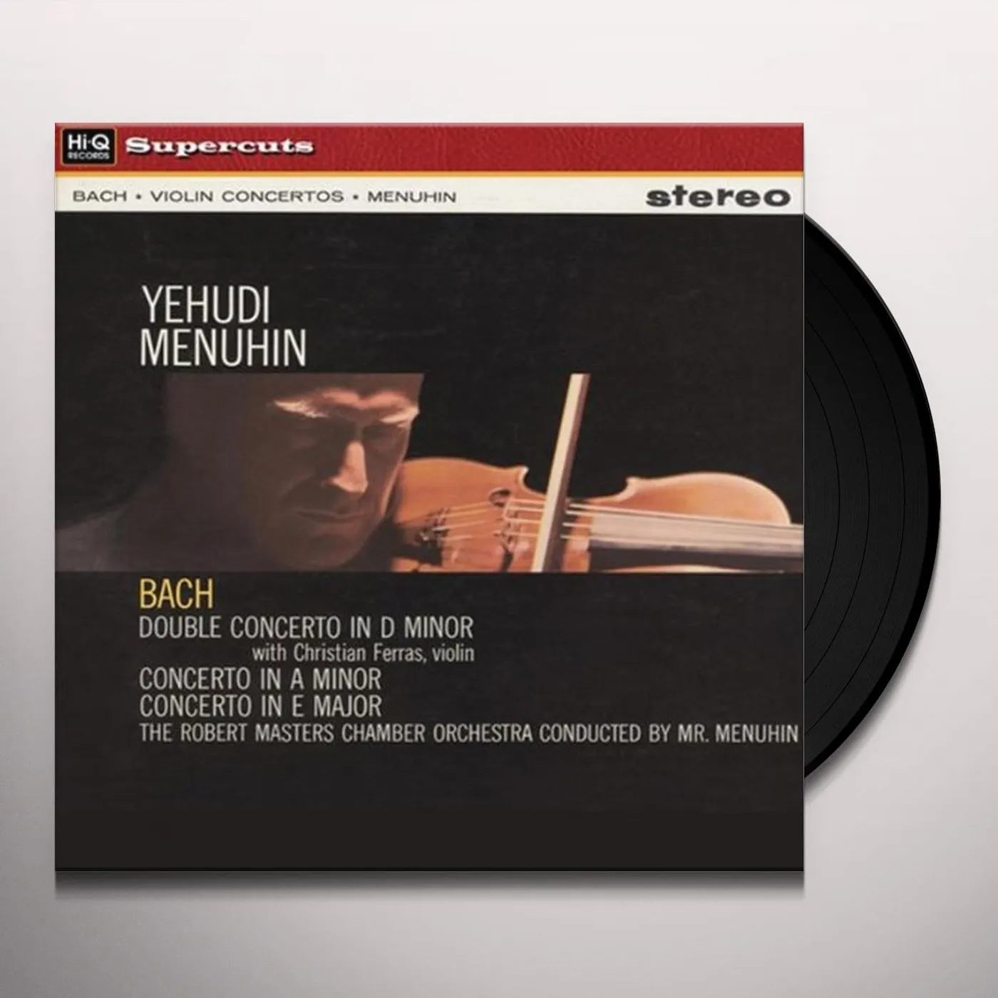 Yehudi Menuhin BACH CONCERTOS Vinyl Record