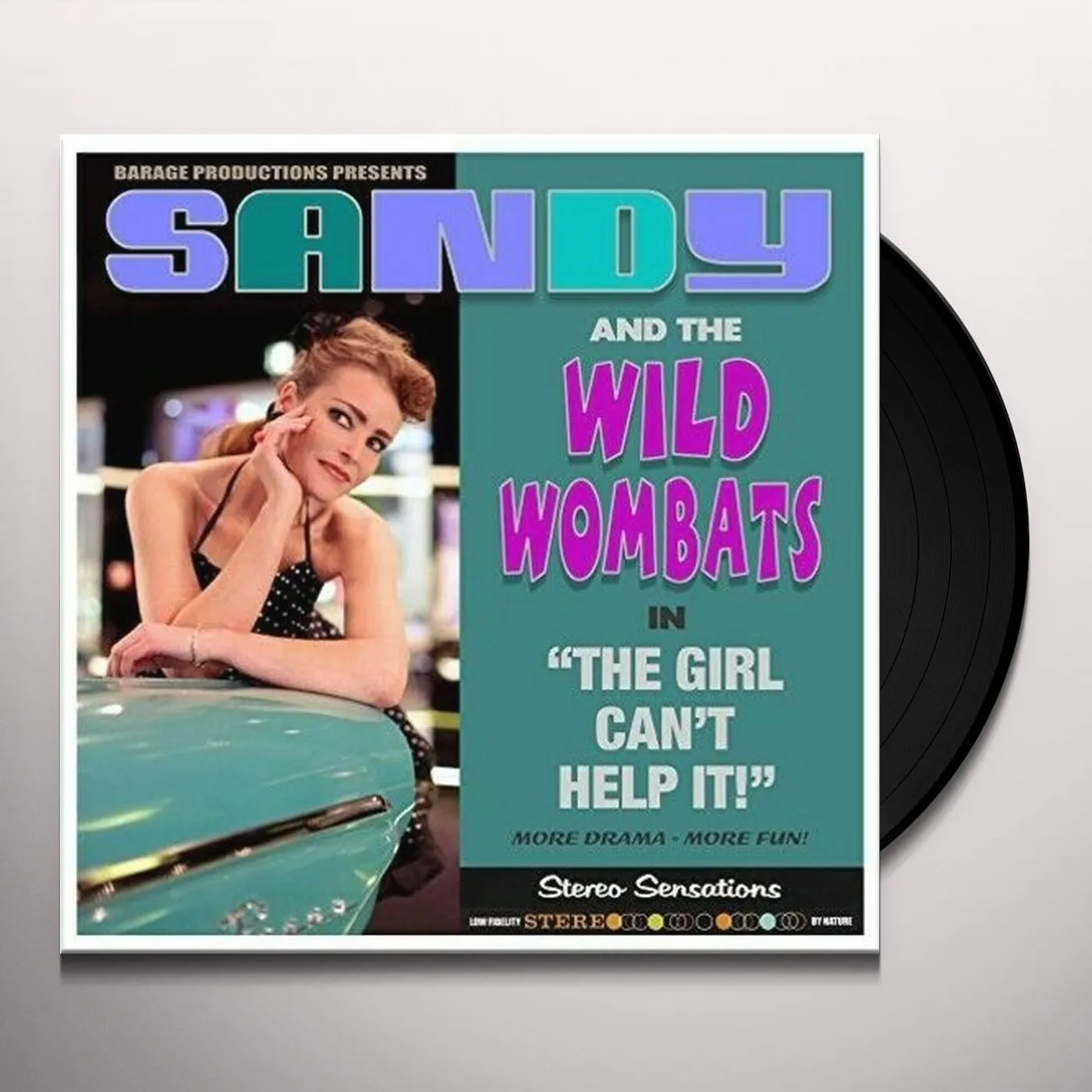Sandy and the Wild Wombats GIRL CAN'T HELP IT Vinyl Record