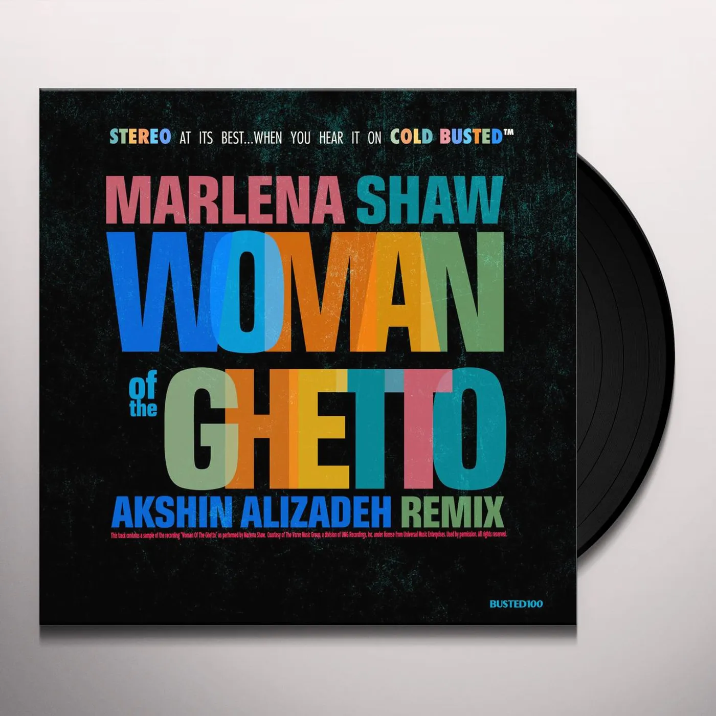 Marlena Shaw WOMAN OF THE GHETTO (AKSIN ALIZADEH MIXES) Vinyl Record