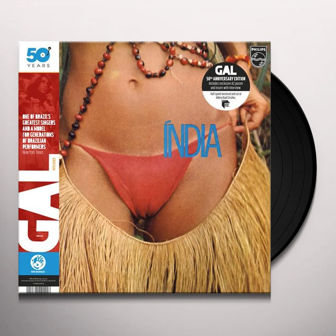 Gal Costa INDIA (50TH ANNIVERSARY EDITION) Vinyl Record