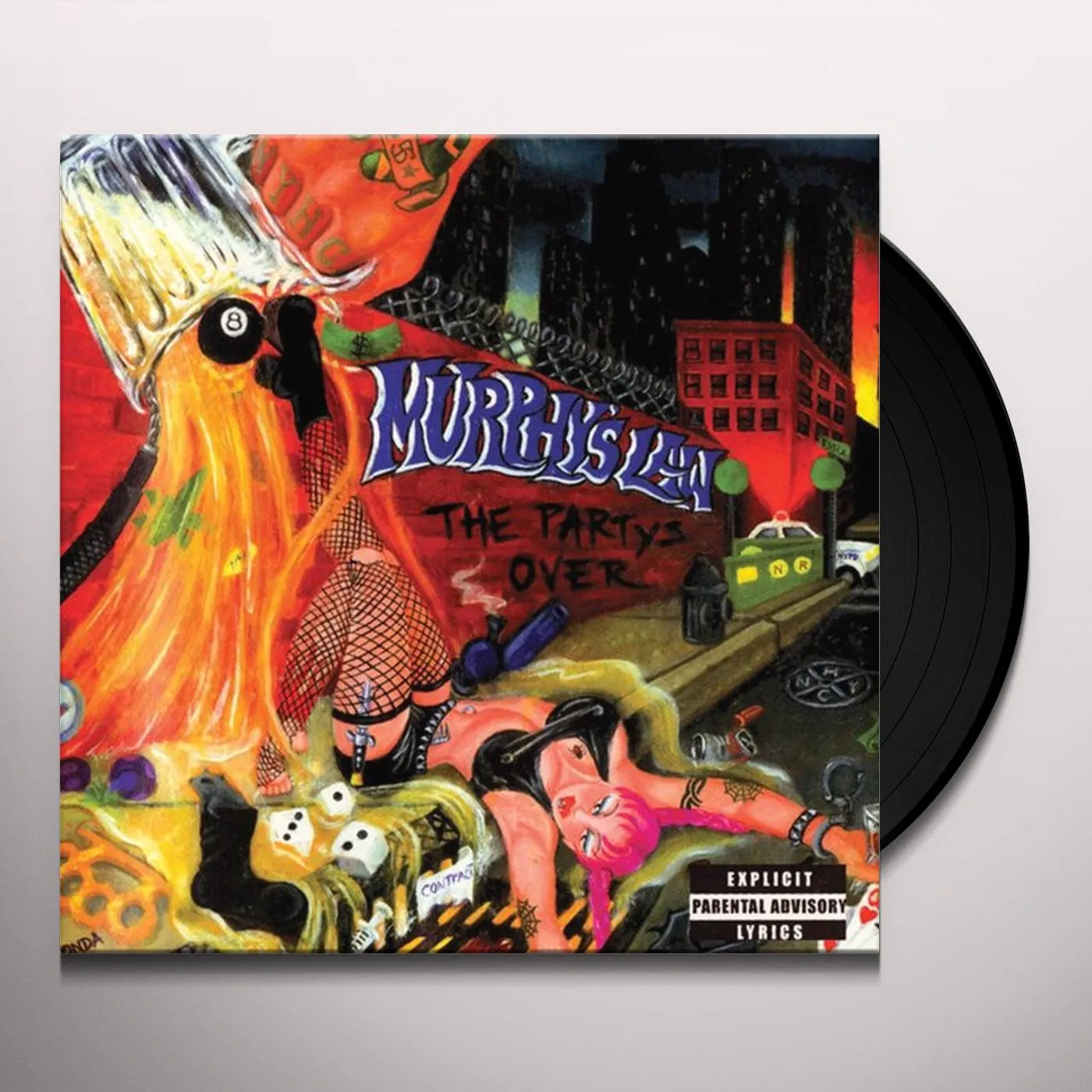 Murphy's Law PARTY'S OVER Vinyl Record