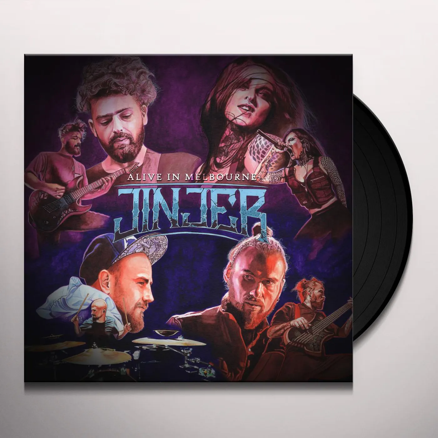 Jinjer Alive In Melbourne 2020  Purple Vinyl Record