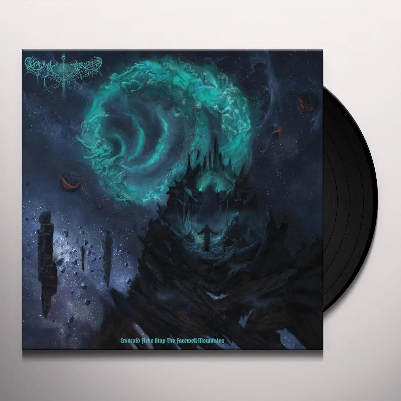 Cosmic Putrefaction Emerald Fires Atop The Farewell Mountains Vinyl Record