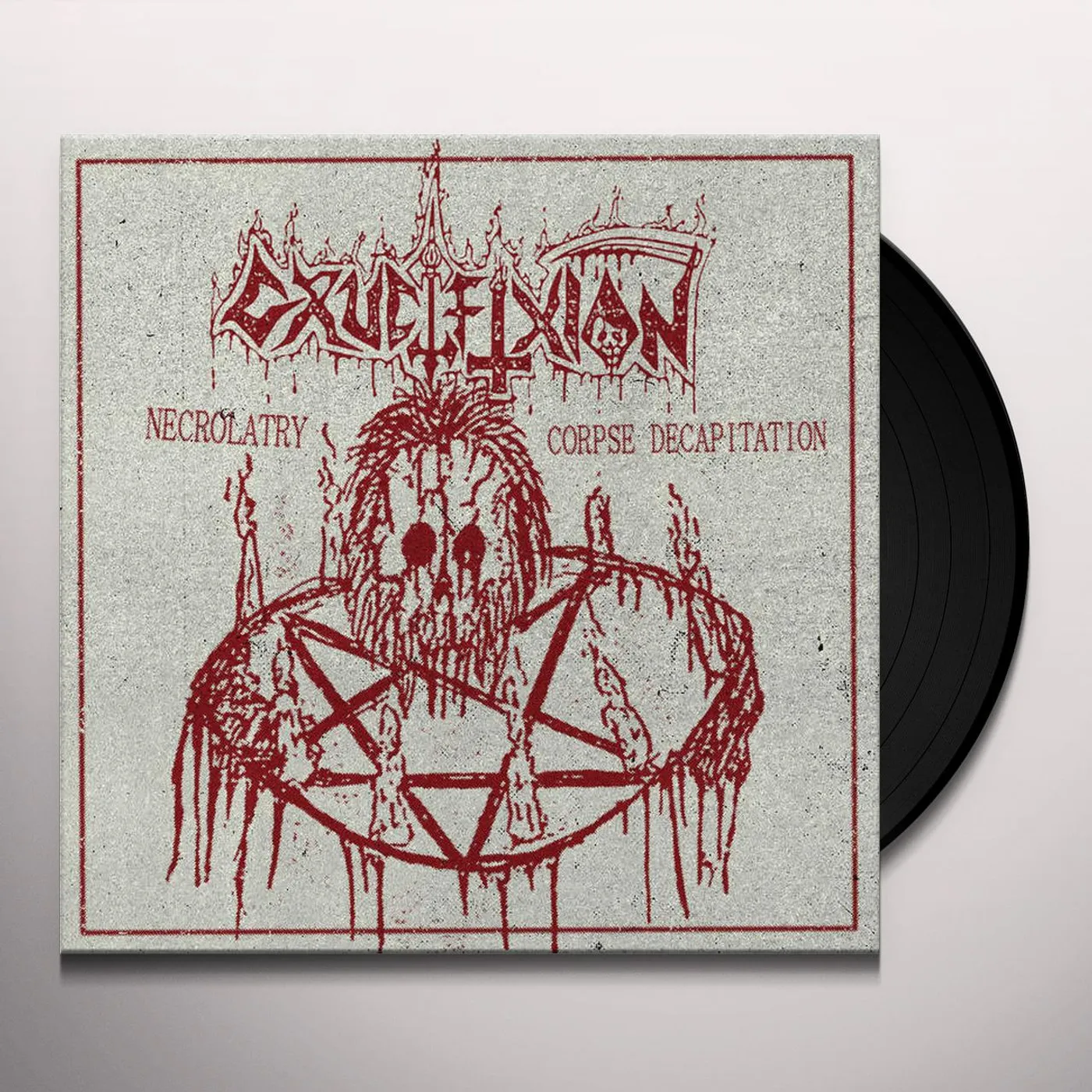 Crucifixion NECROLATRY / CORPSE DECAPITATION Vinyl Record