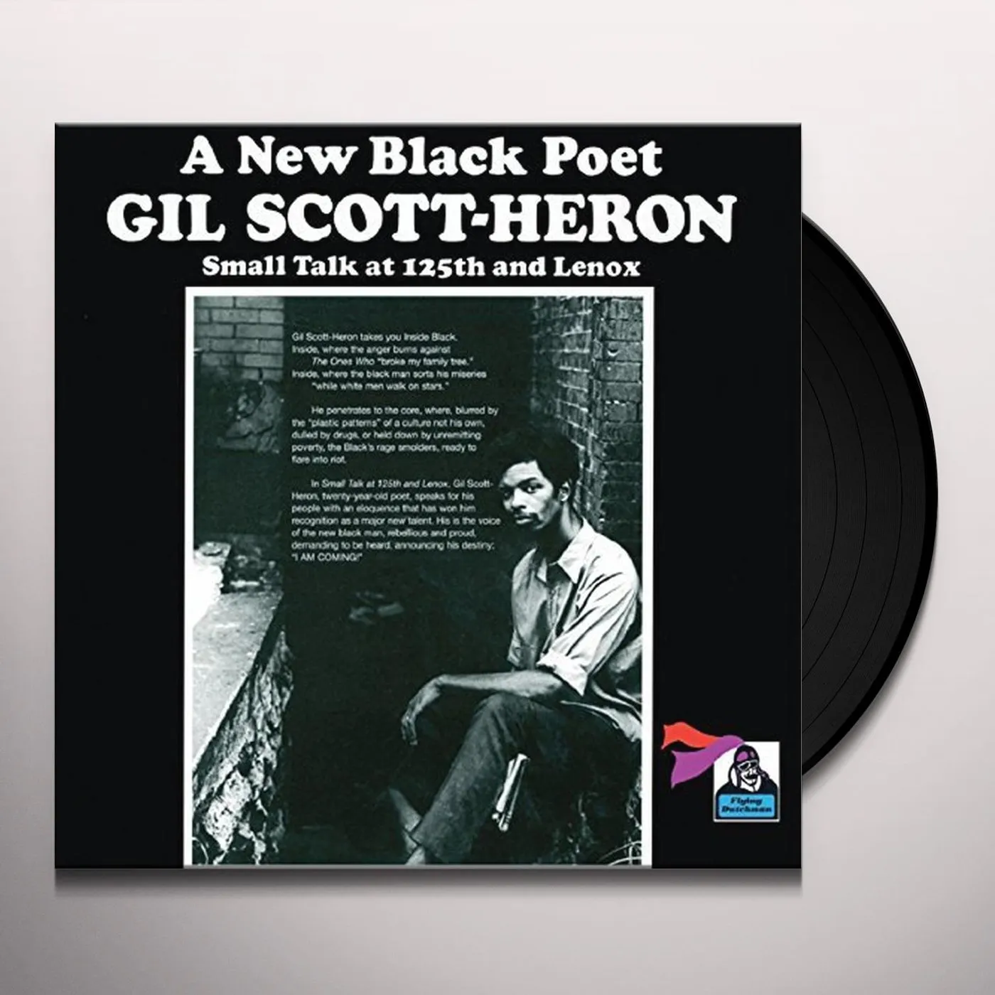 Gil Scott-Heron SMALL TALK AT 125TH & LENOX Vinyl Record - UK Release