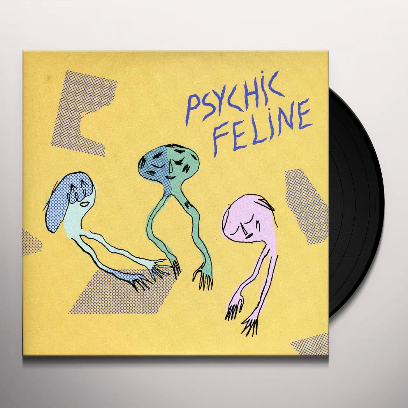 Psychic Feline WHITE WALLS / NON DOT Vinyl Record - MP3 Download Included, Limited Edition