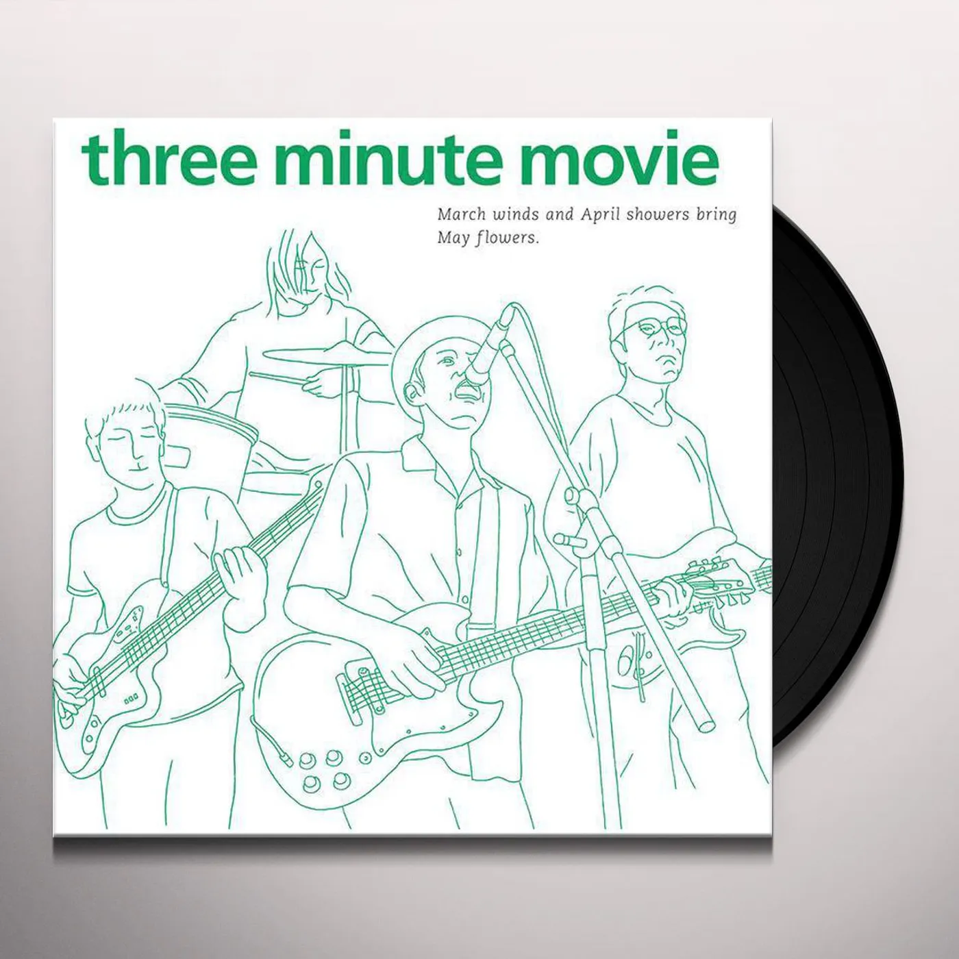 Three Minute Movies March Winds & April Showers Bring May Flowers Vinyl Record