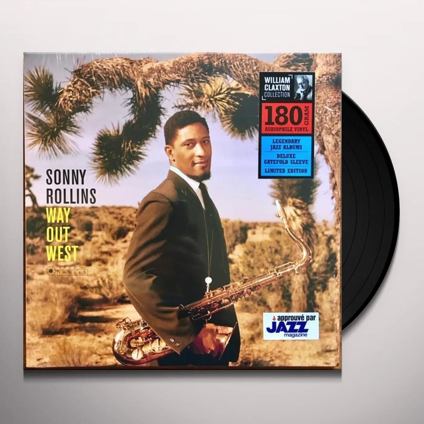 Sonny Rollins WAY OUT WEST (GATEFOLD/PHOTOGRAPHS BY WILLIAM CLAXTON/180G) Vinyl Record