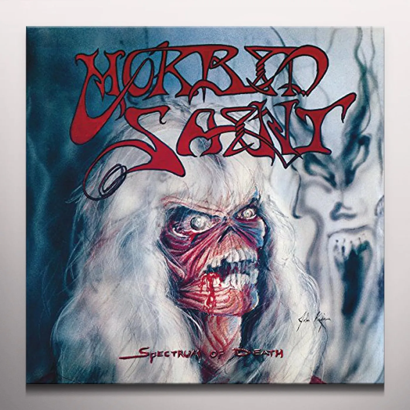 Morbid Saint SPECTRUM OF DEATH (W/BOOK) Vinyl Record - Clear Vinyl, Gatefold Sleeve, Reissue