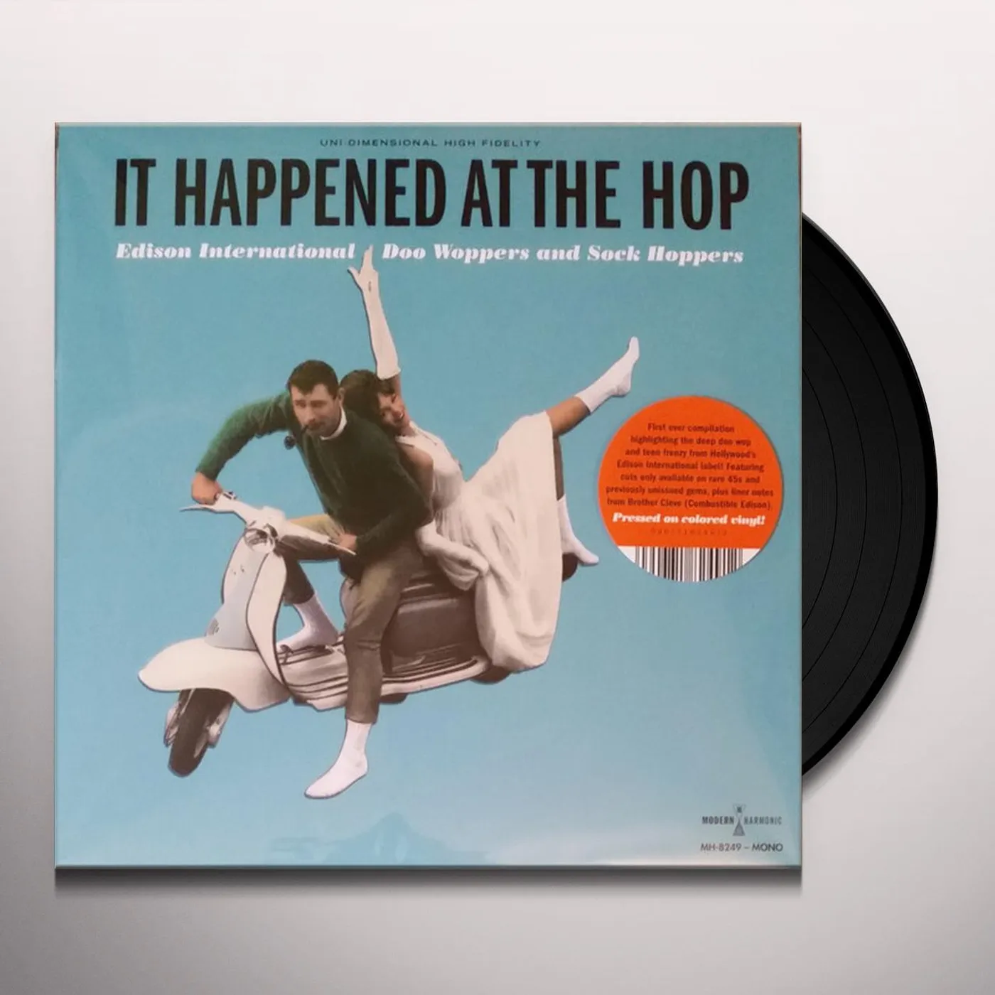 IT HAPPENED AT THE HOP: EDISON INTERNATIONAL DOO WOPPERS & SOCK HOPPERS (WHITE VINYL) (RSD) Vinyl Record