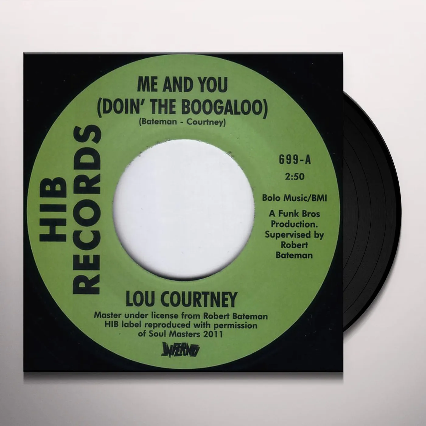 Lou/The Webs Courtney ME & YOU (DOIN' THE BOOGALOO) Vinyl Record