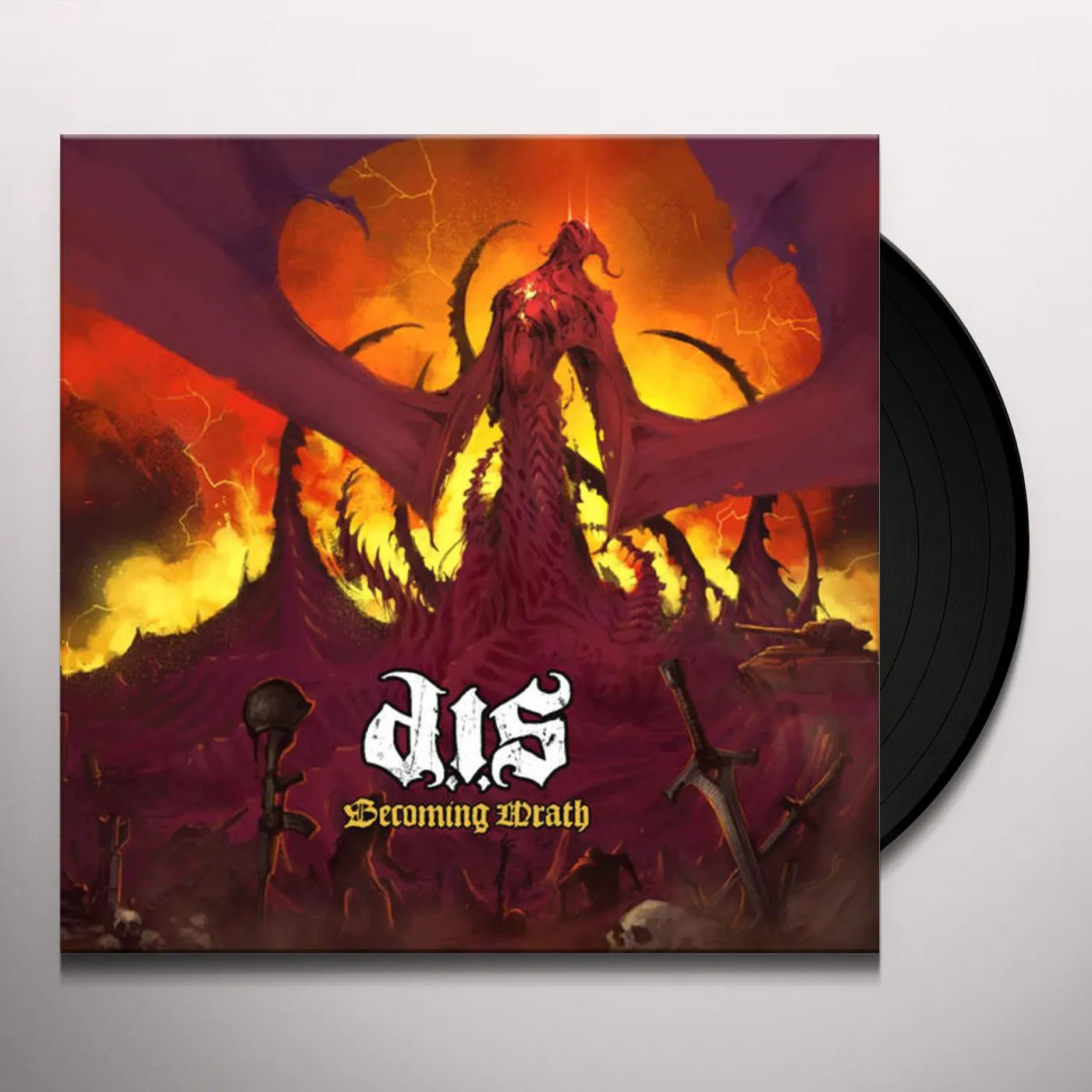 Destroyed In Seconds BECOMING WRATH Vinyl Record