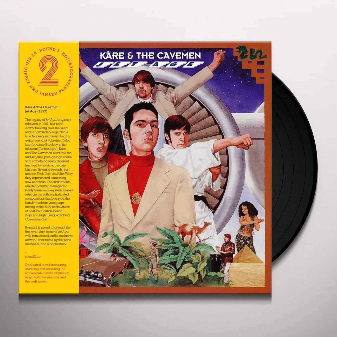 Kåre & The Cavemen Jet Age Vinyl Record