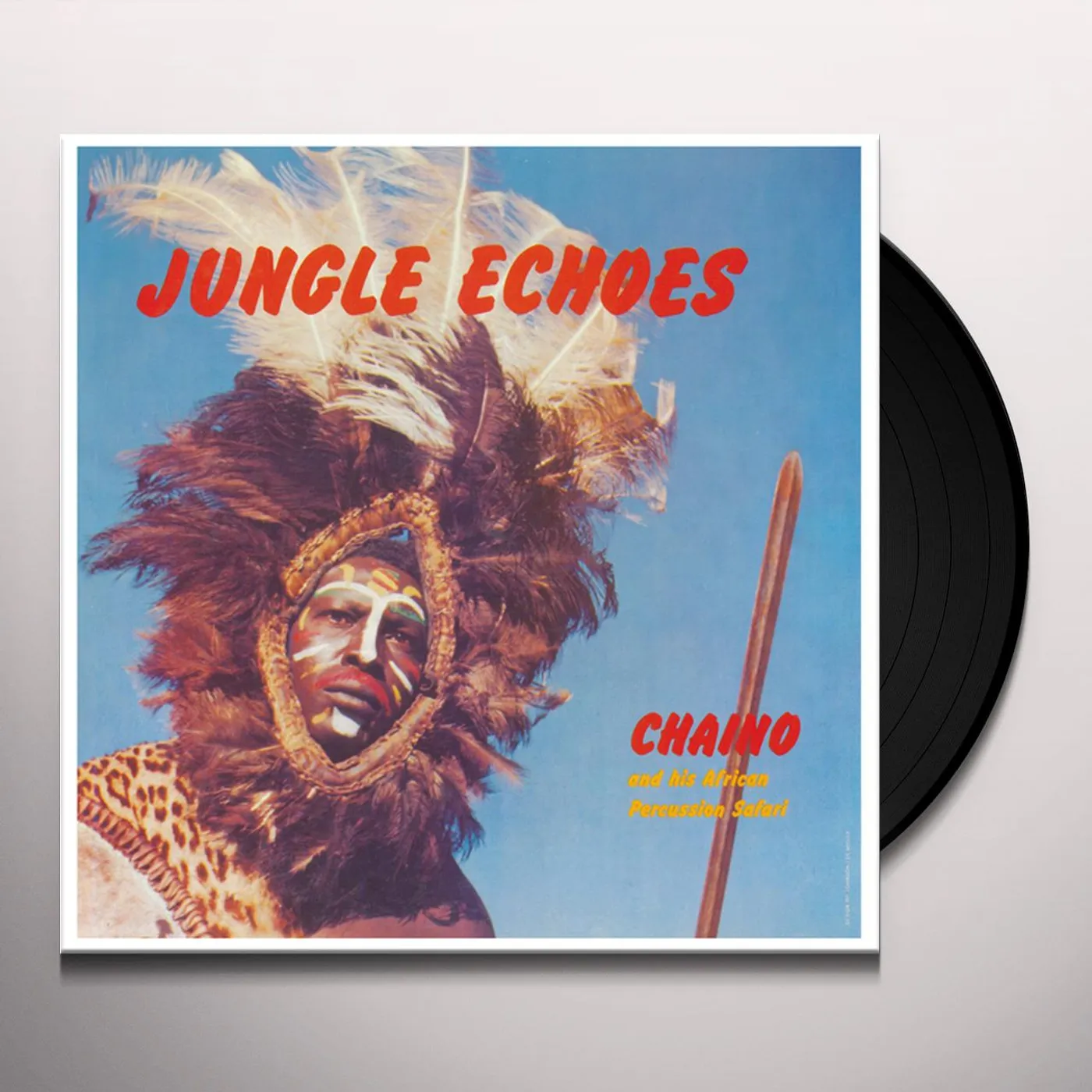 Chaino & His African Percussion Safari Jungle Echoes Vinyl Record