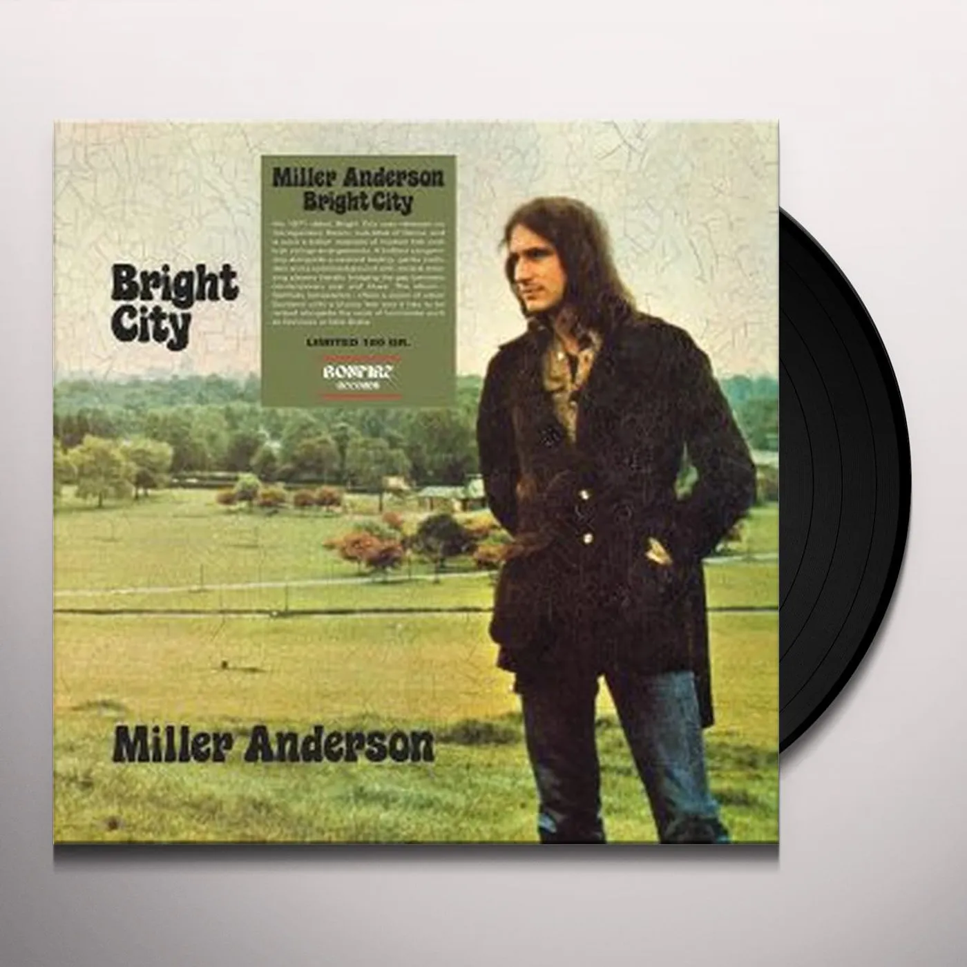 Miller Anderson BRIGHT CITY Vinyl Record
