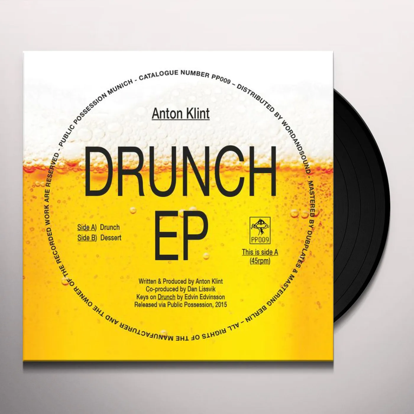 Anton Klint DRUNCH Vinyl Record