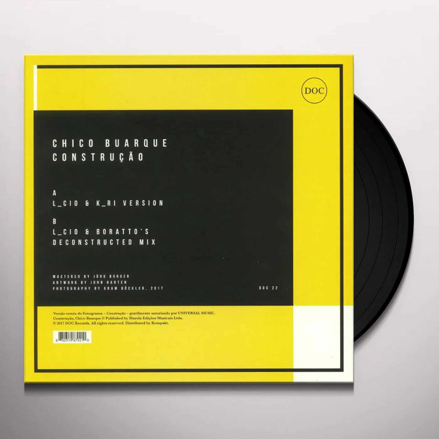 L_cio Chico Buarque Construcao Revisited Vinyl Record