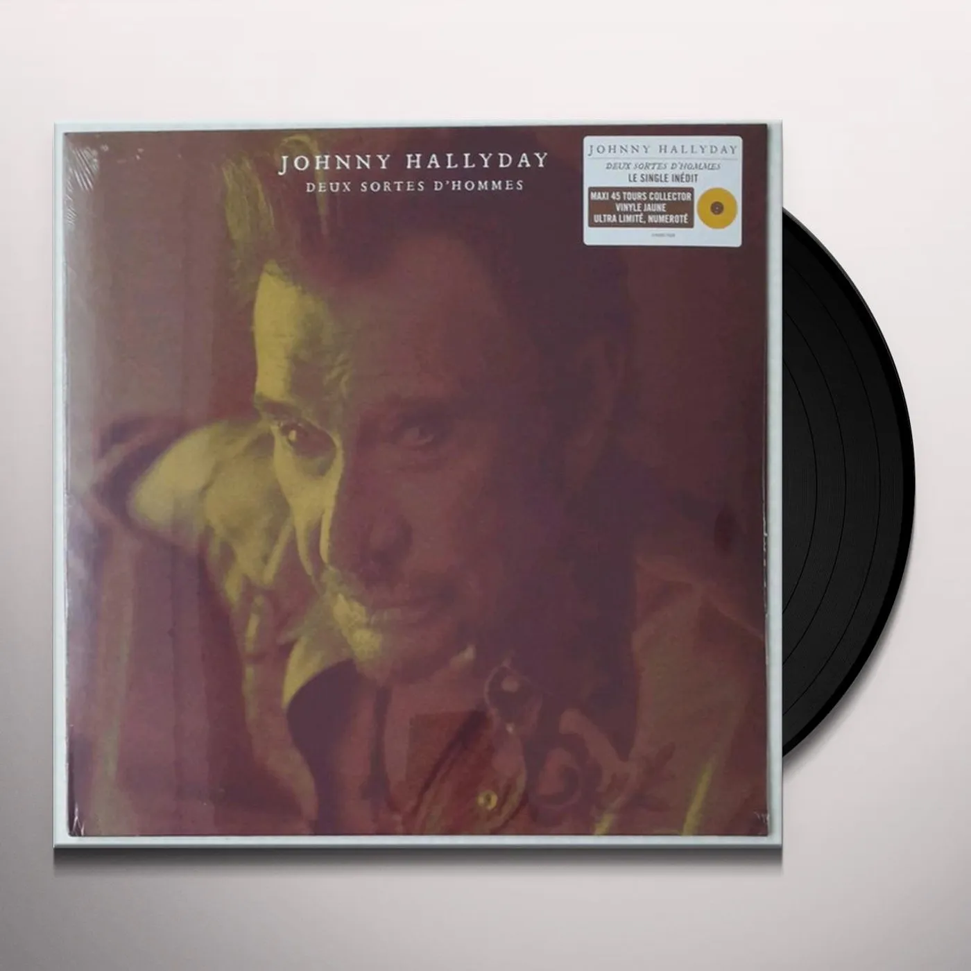Johnny Hallyday DEUX SORTES D'HOMMES / TES TENDRES ANNEES (LIVE) Vinyl Record