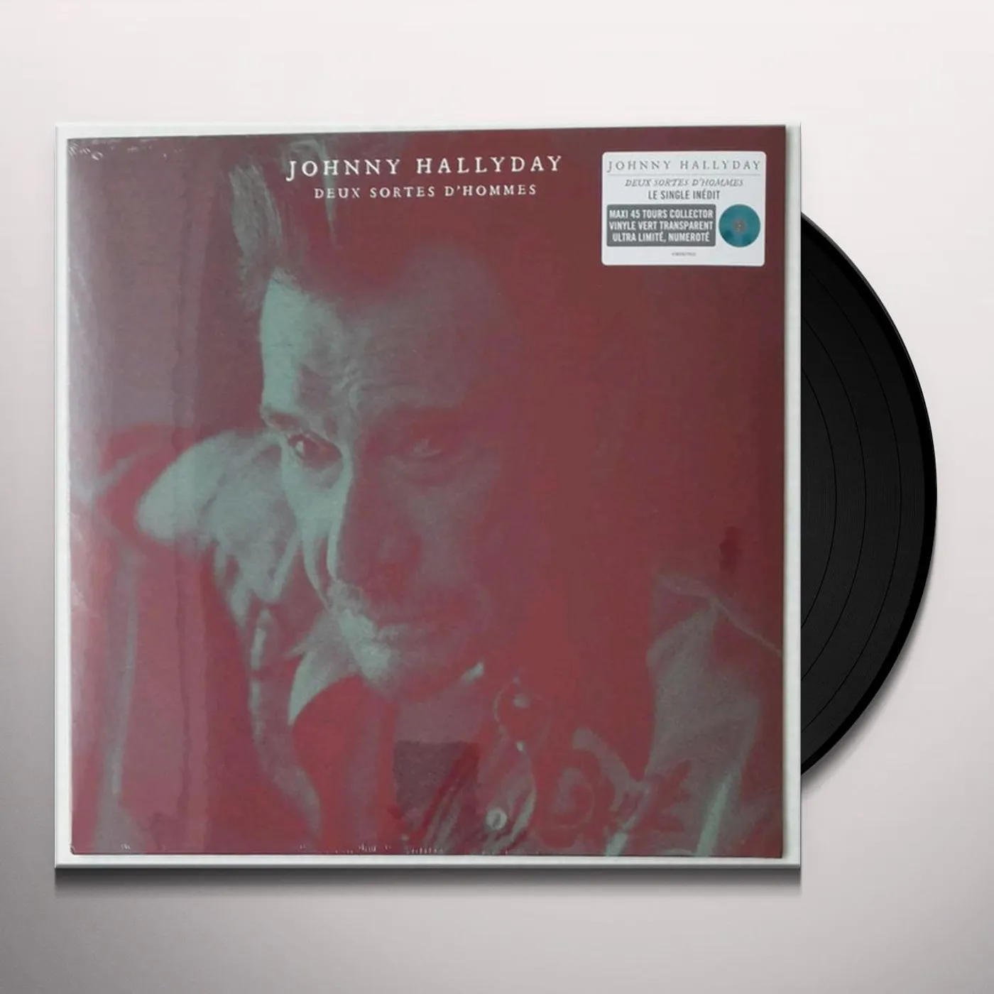 Johnny Hallyday DEUX SORTES D'HOMMES / LA TERRE PROMISE (LIVE) Vinyl Record