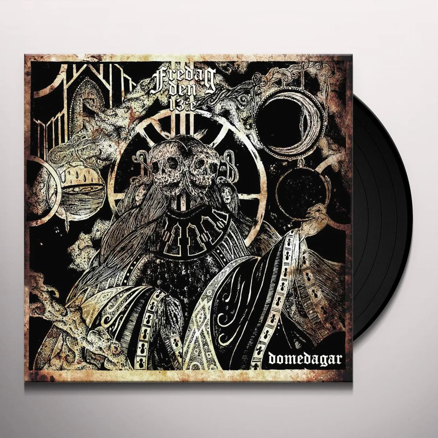 Fredag den 13:e Domedagar Vinyl Record