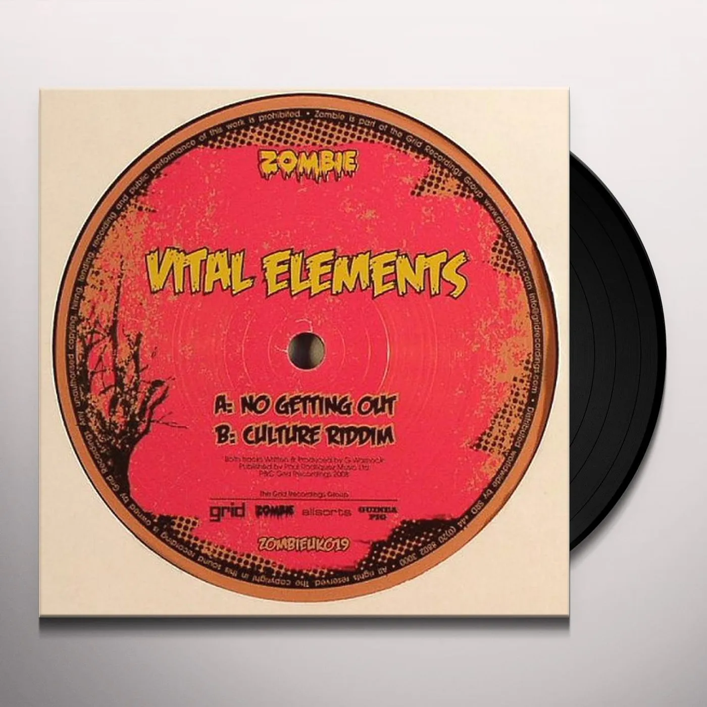 Vital Elements NO GETTING OUT-CULTURE RIDDIM Vinyl Record
