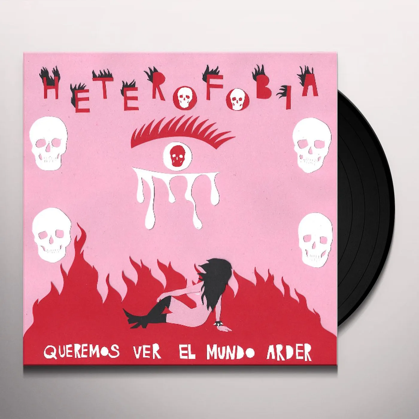 Heterofobia Queremos Ver El Mundo Arder Vinyl Record
