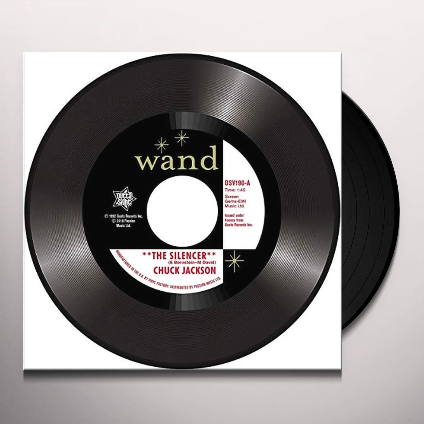 CHUCK JACKSON THE SILENCER Vinyl Record