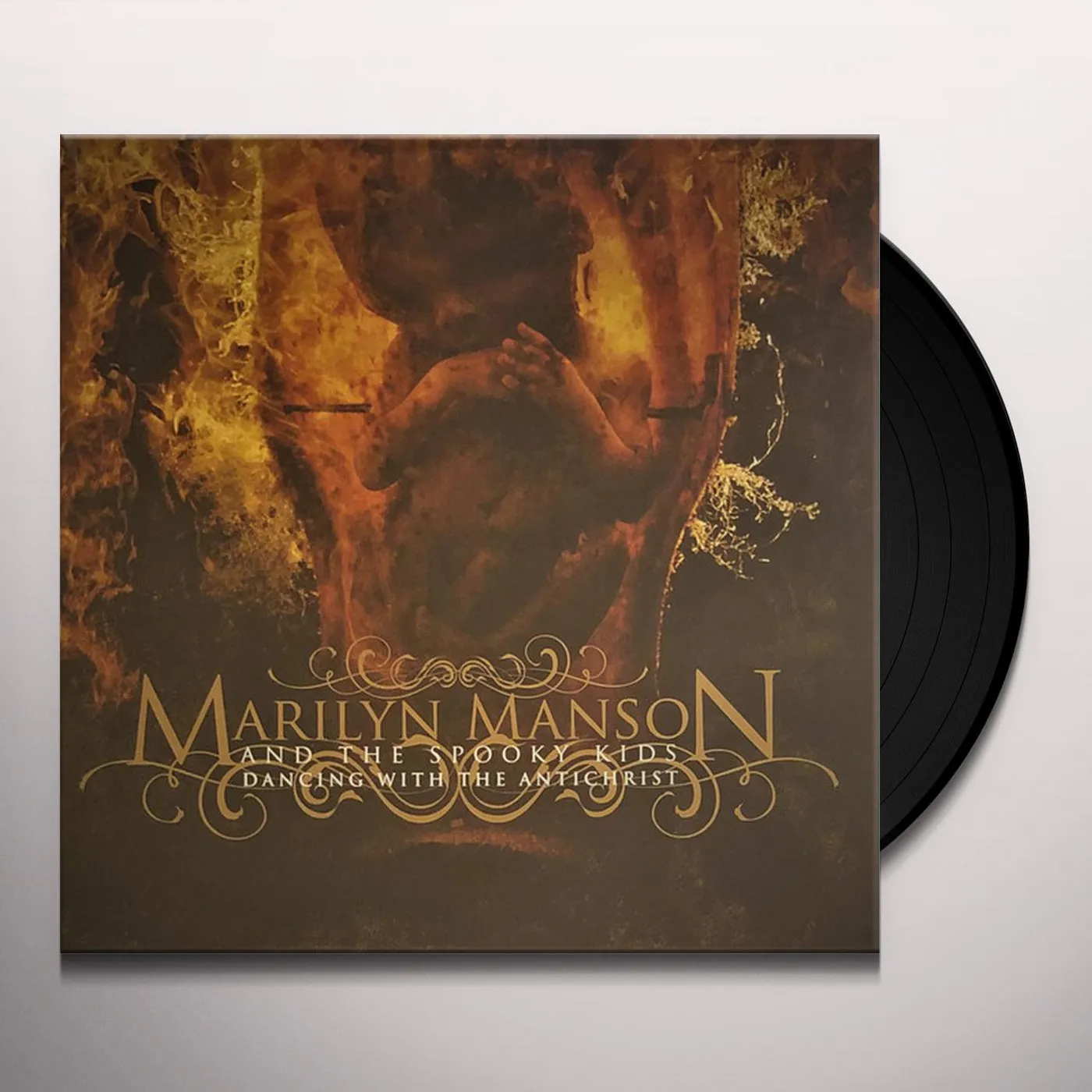 Marilyn Manson & The Spooky Kids DANCING WITH THE ANTICHRIST (WHITE/BLACK SPLATTER VINYL/140G) Vinyl Record