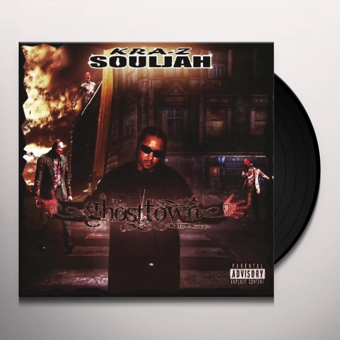 Kra-Z Souljah GHOSTTOWN UNDERGROUND Vinyl Record