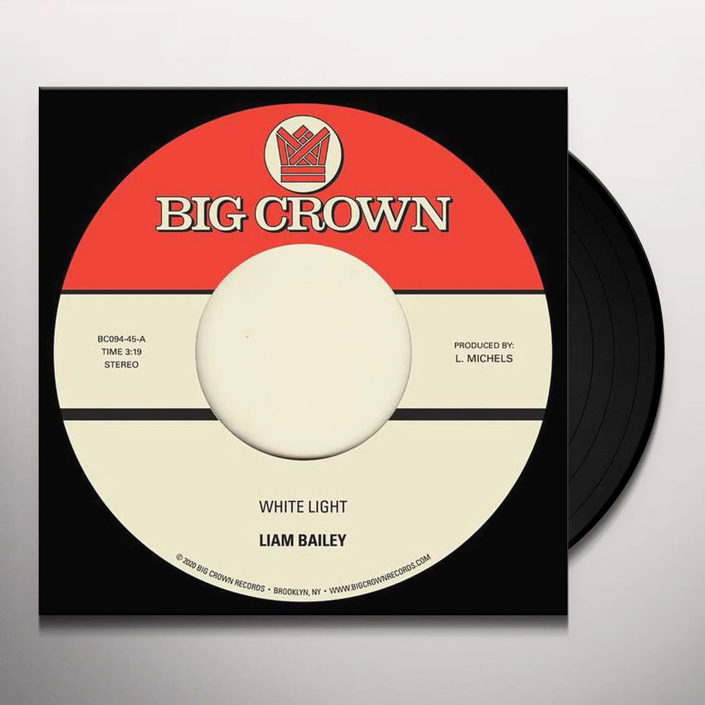 Liam Bailey White Light / Cold & Clear Vinyl Record