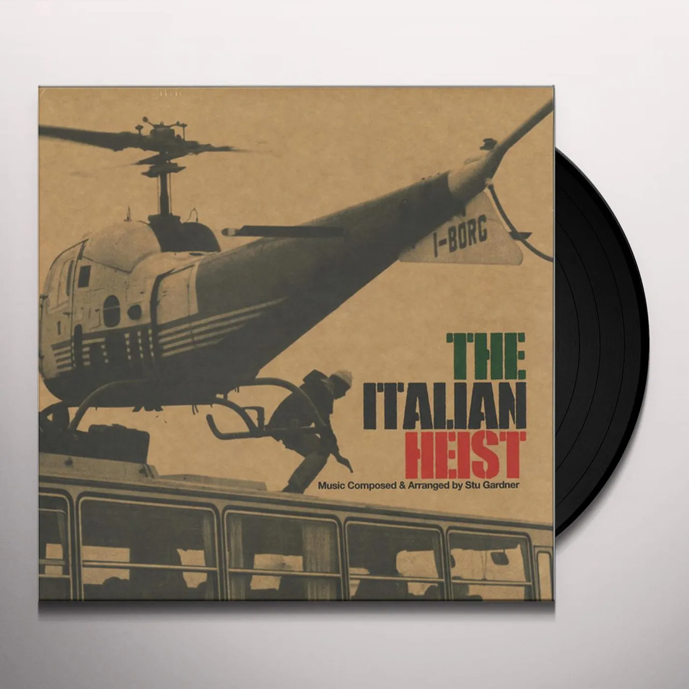 Stu Gardner ITALIAN HEIST / Original Soundtrack Vinyl Record