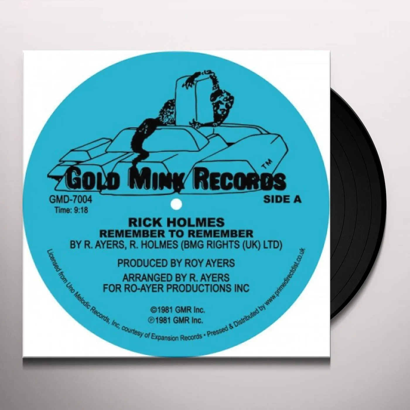 Rick Holmes Remember To Remember Vinyl Record